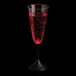 Black Stem Champagne / Flute Glass