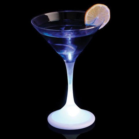 LED Light-up Martini Glass (Real Glass)