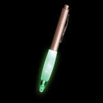 Rubber Grip LED Pen (Multicoulored)